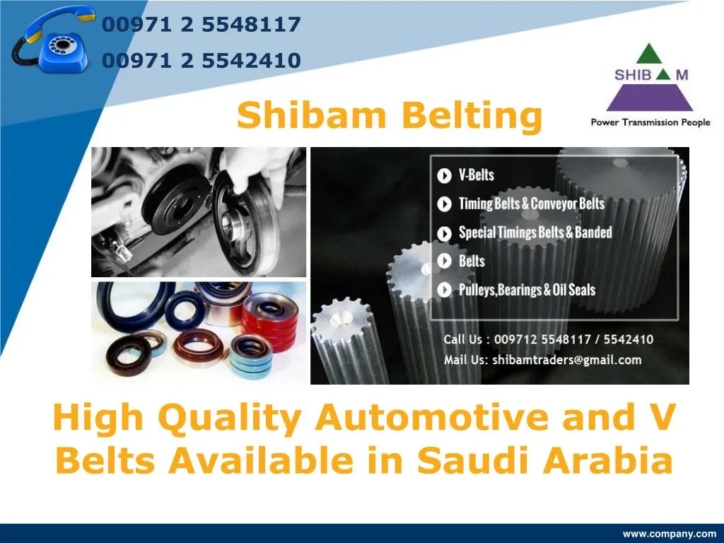 high quality automotive and v belts available in saudi arabia