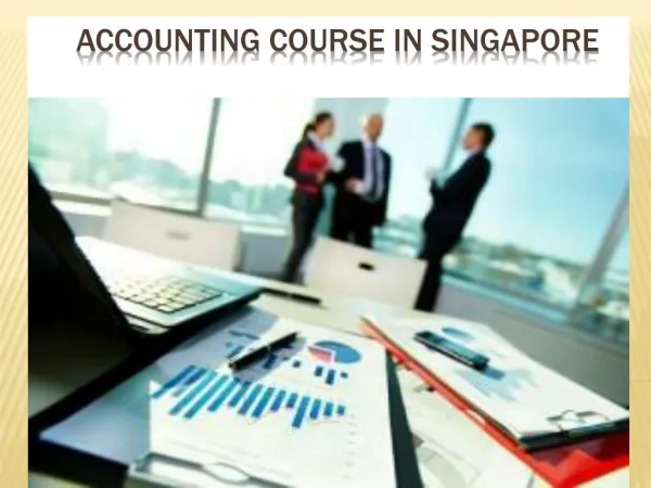 Get training in the accounting course with the professionals