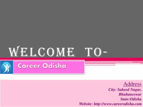 Various Jobs In Odisha