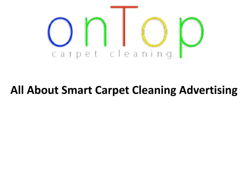 all about smart carpet cleaning advertising