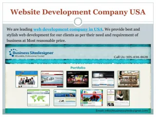 Website Development Company USA & web design company usa - slide 1