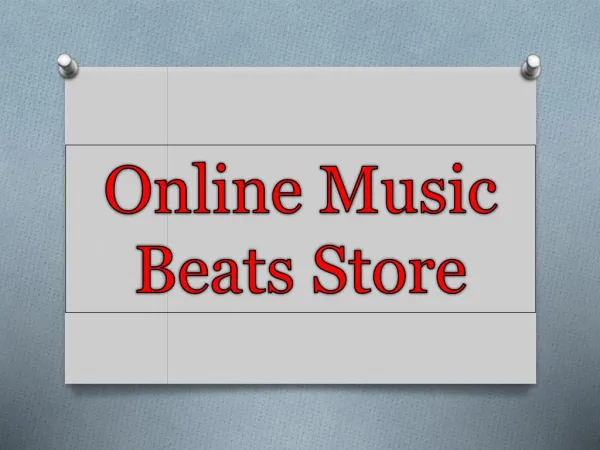 Online Music Beats Store