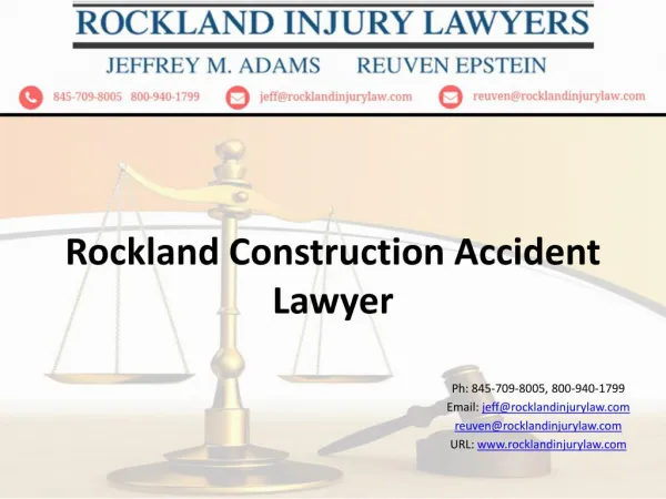 Rockland Construction Accident Lawyers