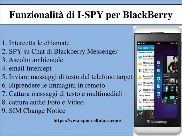 Software spia per Blackberry