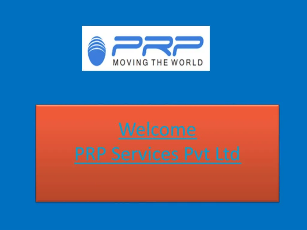 welcome prp services pvt ltd