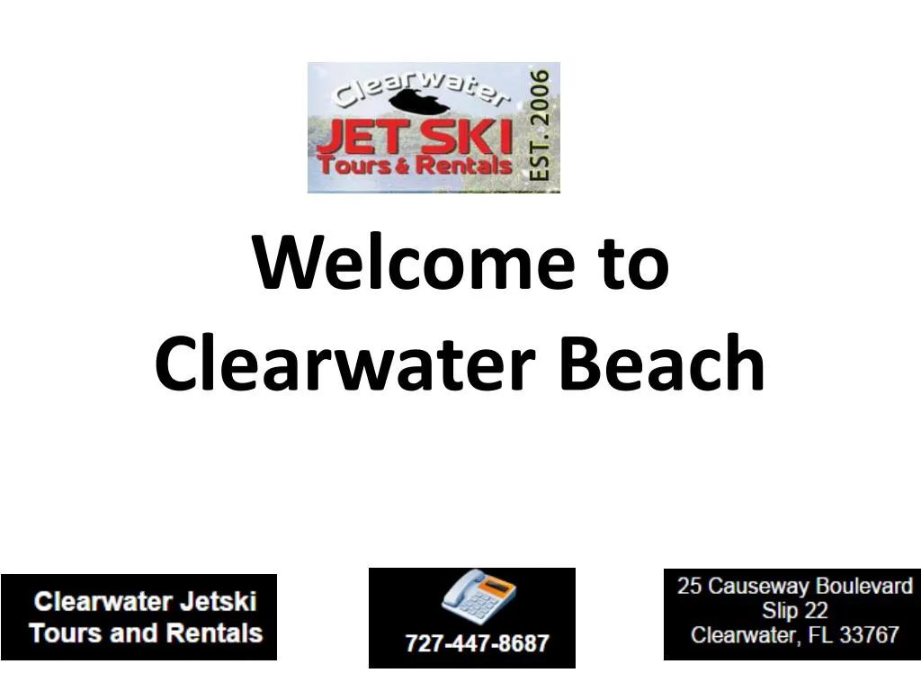 welcome to clearwater beach