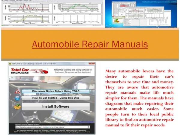 Automobile Repair Manuals