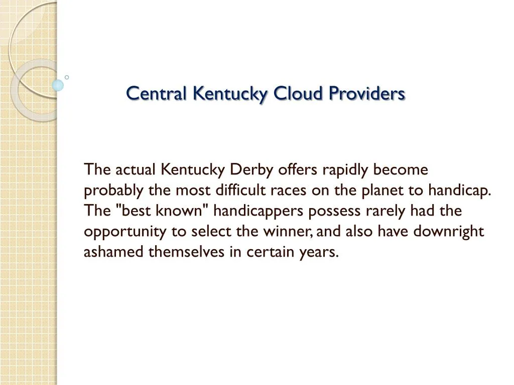 central kentucky cloud providers
