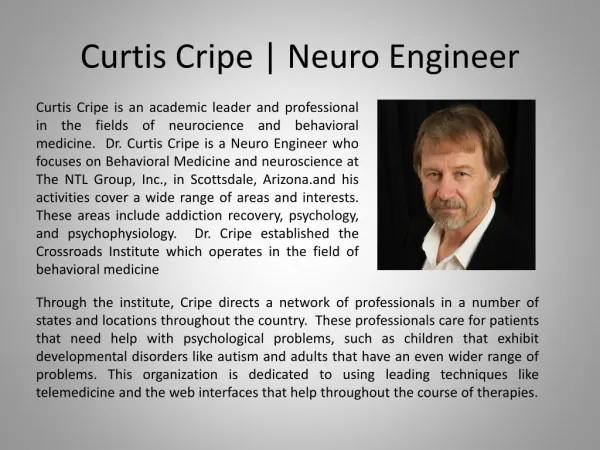 Curtis Cripe _Neuro Engineer