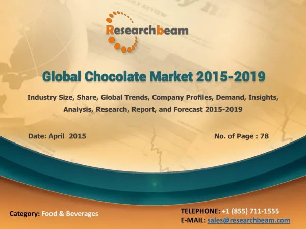 Global Chocolate Market 2015-2019