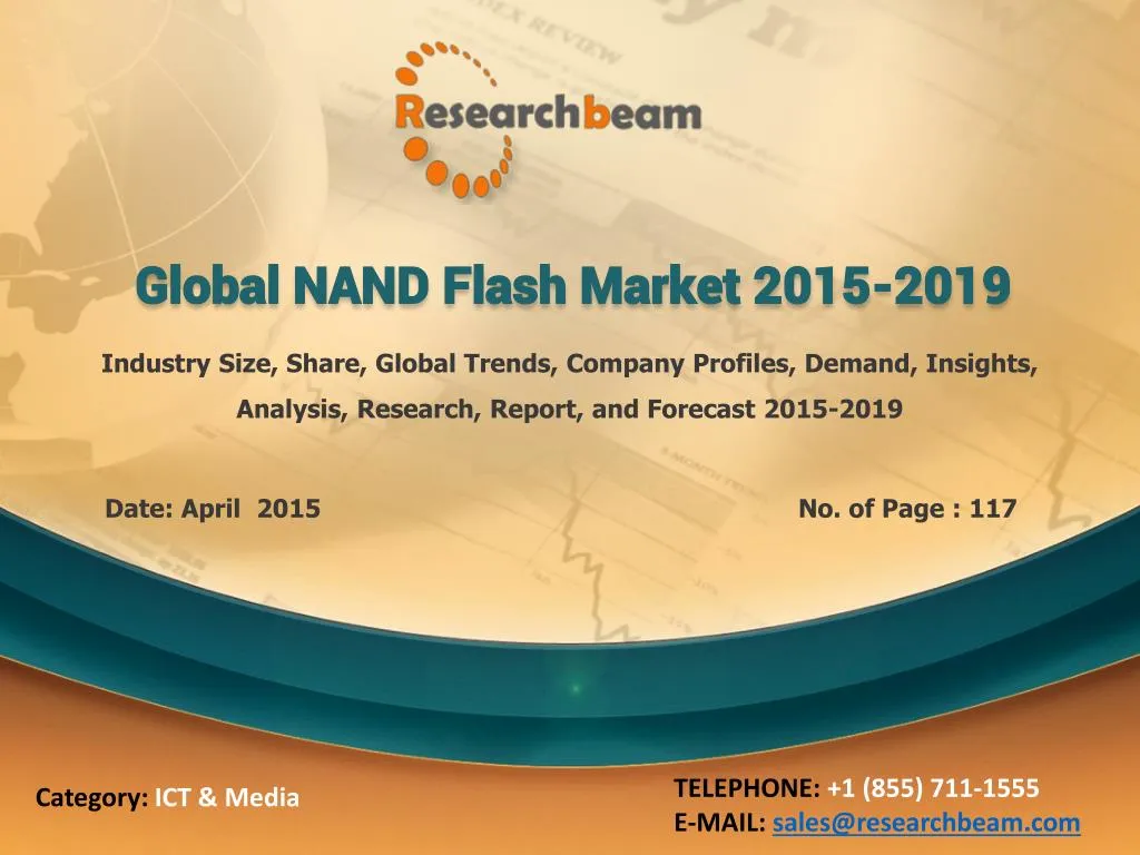 global nand flash market 2015 2019