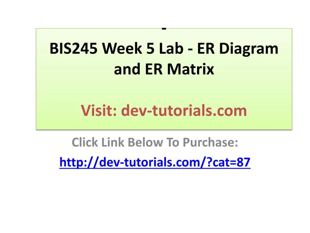 bis245 week 5 lab er diagram and er matrix visit dev tutorials com