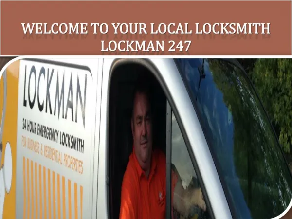 Welcome To Your Local Locksmith LockMan 247
