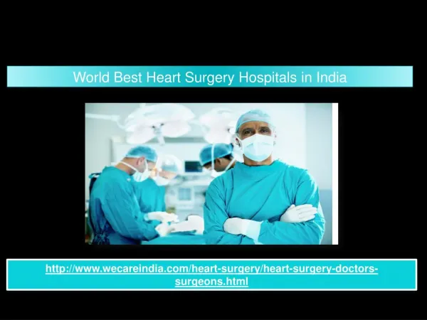 World Best Heart Surgery Hospitals in India