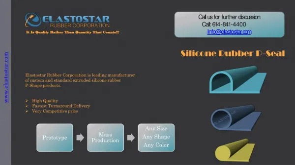 Silicon Extruded Rubber P Seal by Elastostar