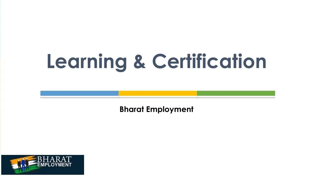 learning certification