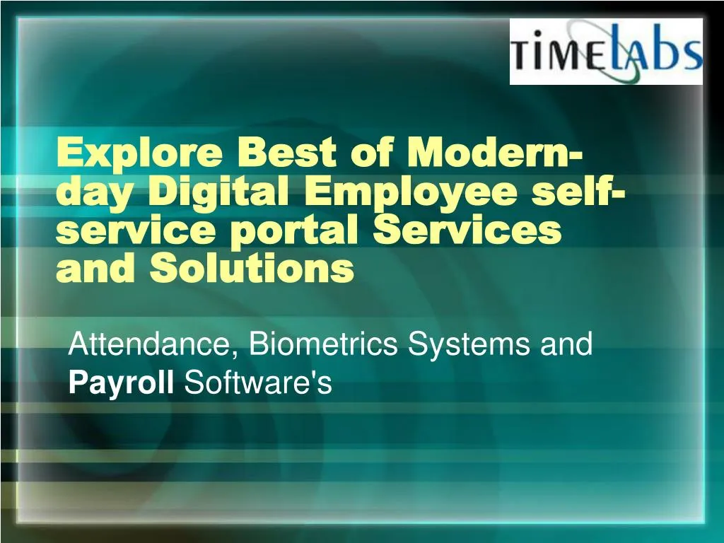 explore best of modern day digital employee self service portal services and solutions