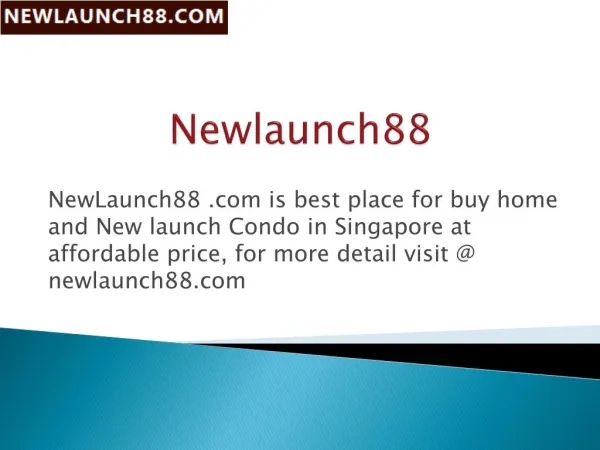 Book Online Freehold New Launch Condo Property in Singapore