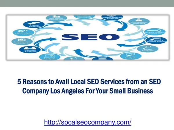 5 Reasons to Avail Local SEO Services from an SEO Company Lo