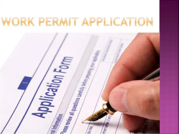 Work Permit Application in Canada Immigration
