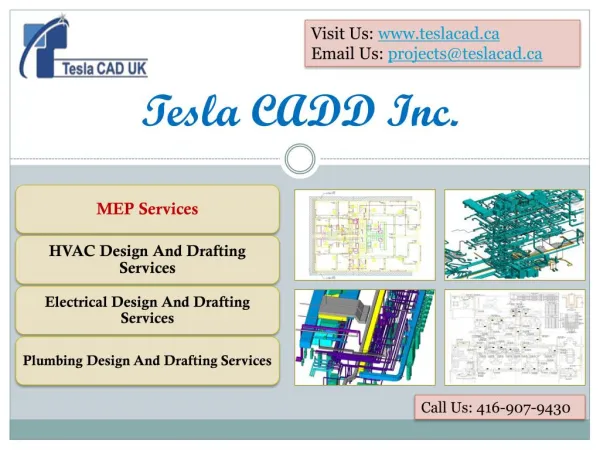 Tesla CADD Inc. is delivering you quality MEP Services