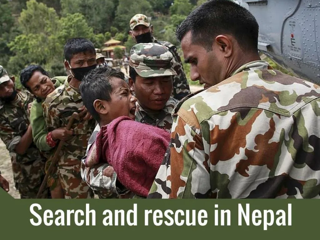 search and rescue in nepal