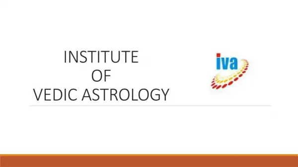 Institute Of Vadic Astrology