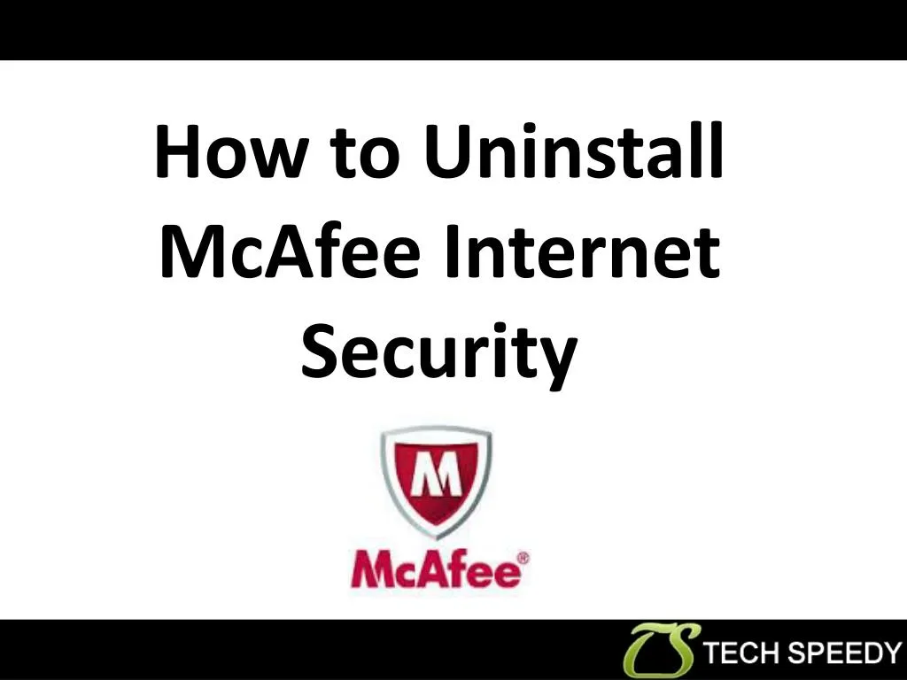 how to uninstall mcafee internet security