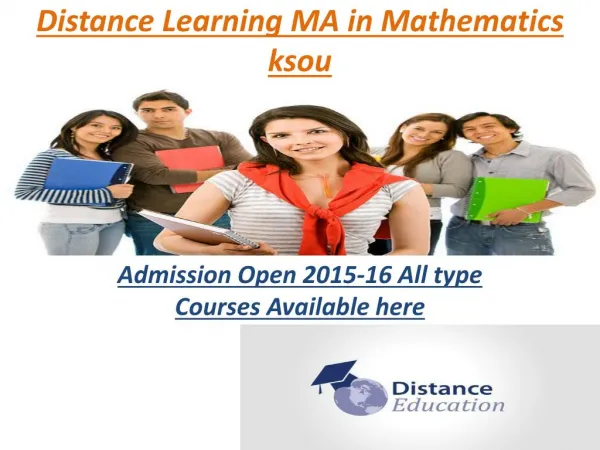 Distance Learning Courses MA in Mathematics ksou