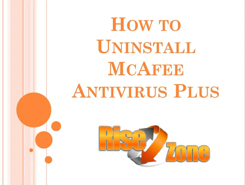 how to uninstall mcafee antivirus plus