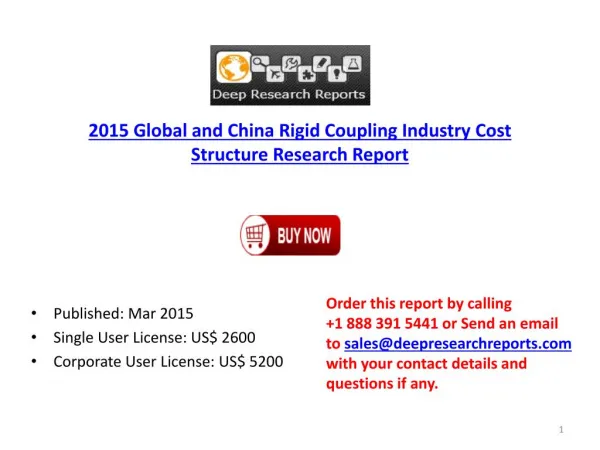 Global and China Rigid Coupling Industry by Product and Tech