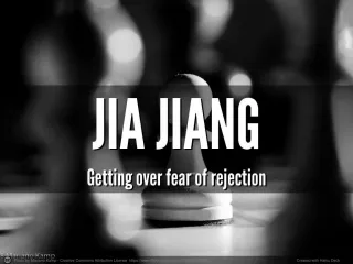 Getting over fear of rejection – with Jia Jiang of 100 Days