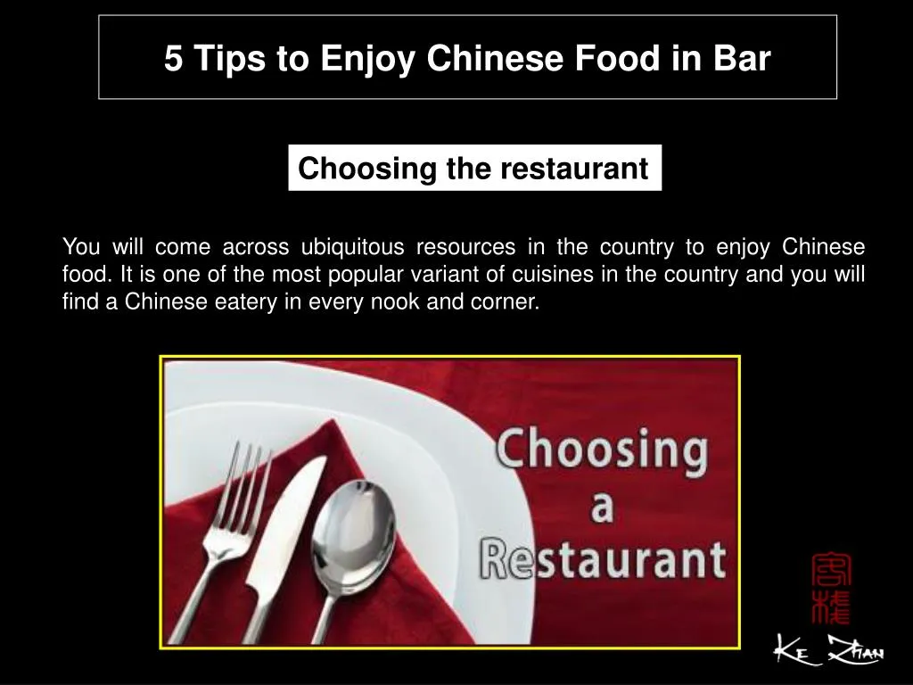 5 tips to enjoy chinese food in bar