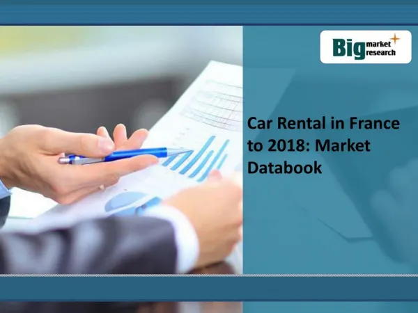 Car Rental in France to 2018: Market Databook