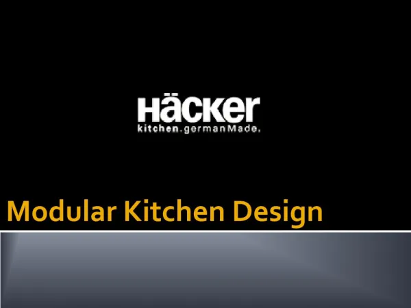 Modular Kitchens Design