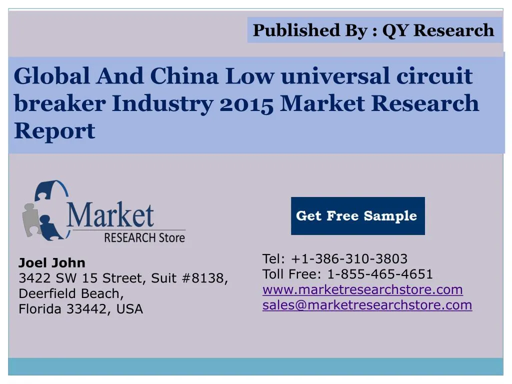 global and china low universal circuit breaker industry 2015 market research report