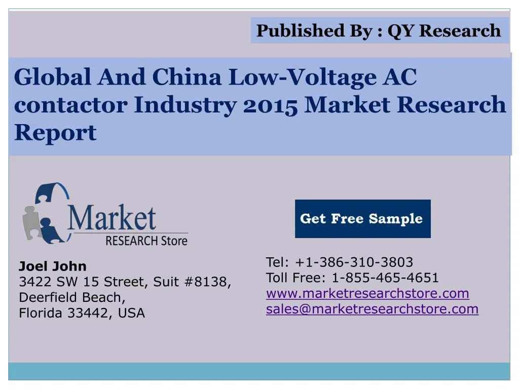 global and china low voltage ac contactor industry 2015 market research report