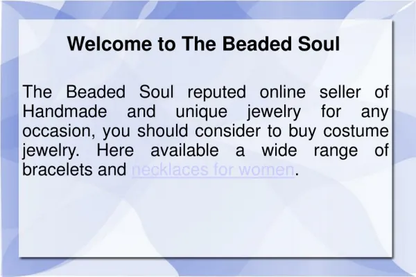 The Beaded Soul reputed online shop to buy handmade Rhinesto