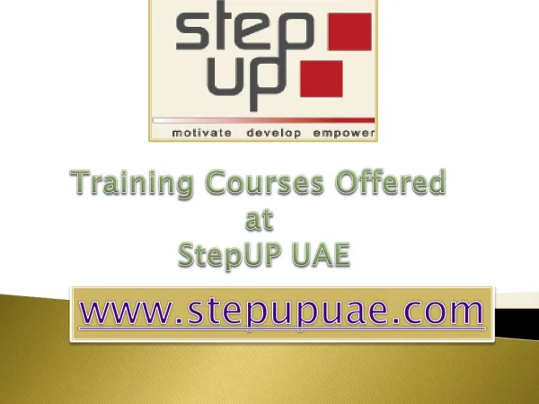 Training Courses Dubai