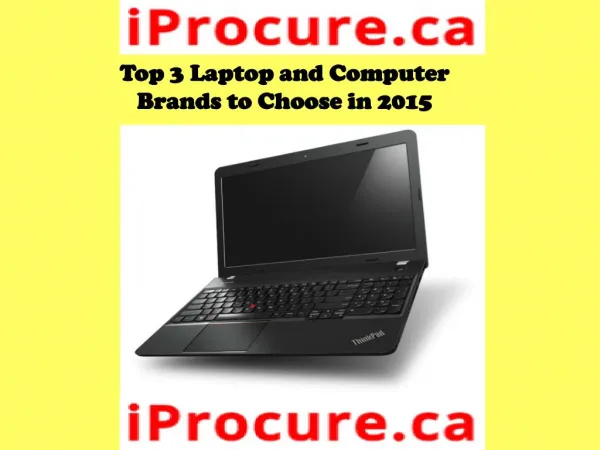 Top 3 Laptop and Computer Brands to Choose in 2015