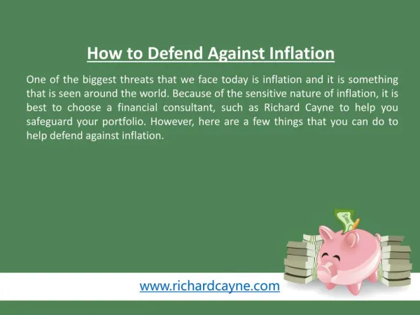 How to Defend Against Inflation