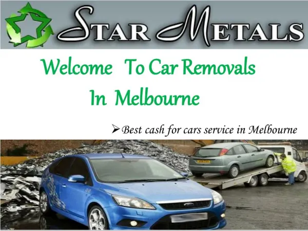 Car Removals in Melbourne - Car Removal
