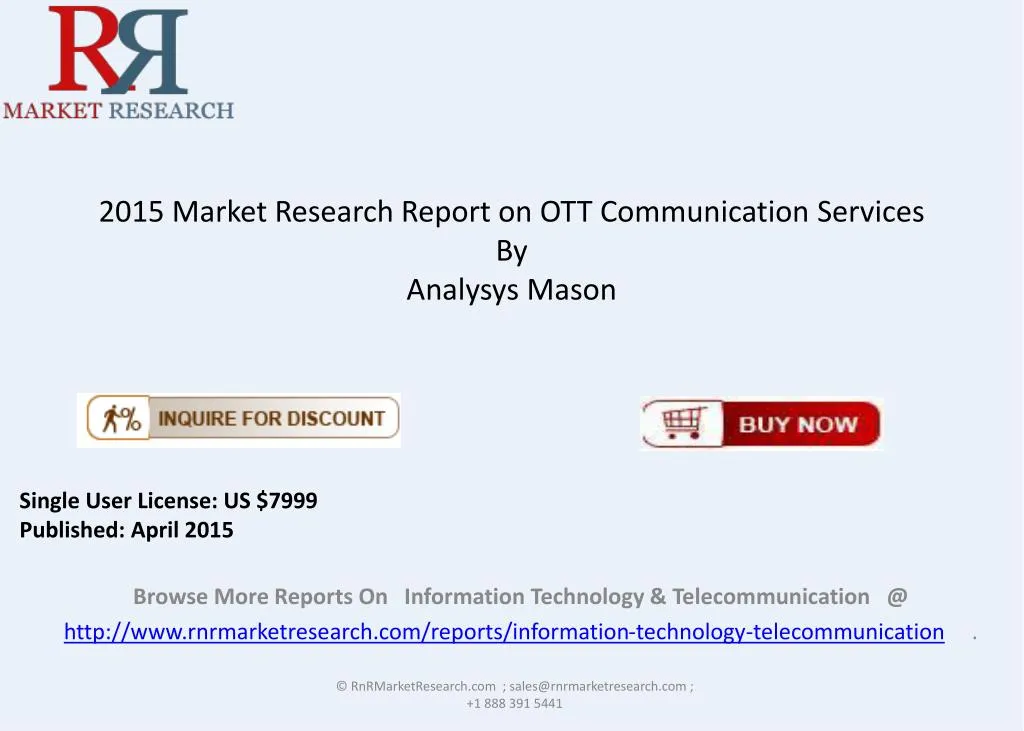 2015 market research report on ott communication services by analysys mason