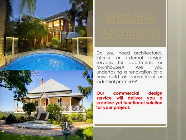 Architects Brisbane