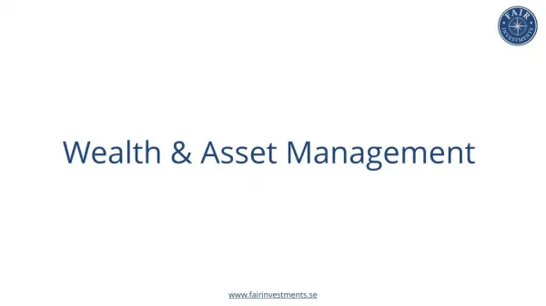 Wealth & Asset Management