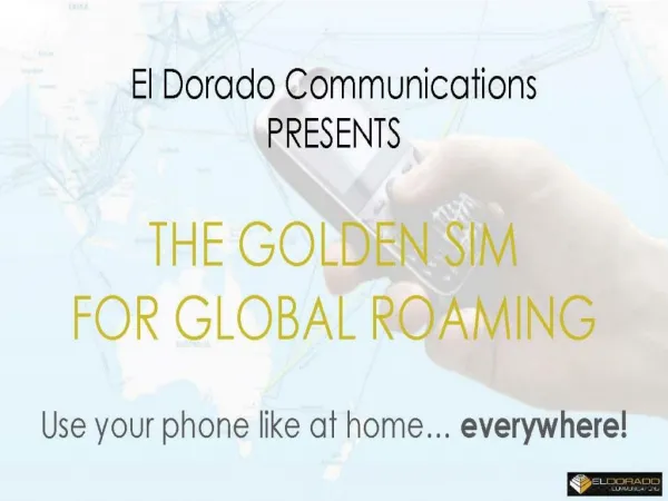 International SIM Card‎ - Less Data roaming | EldoradoCommun