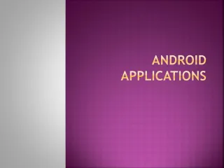 android applications - slide 1