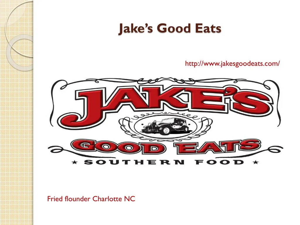 jake s good eats