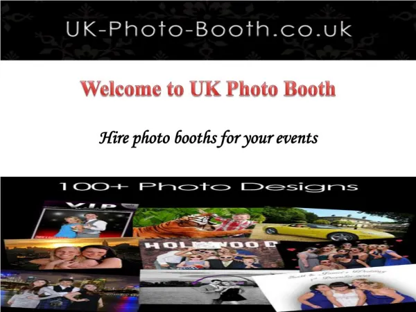 Photo Booth Hire in Glasgow