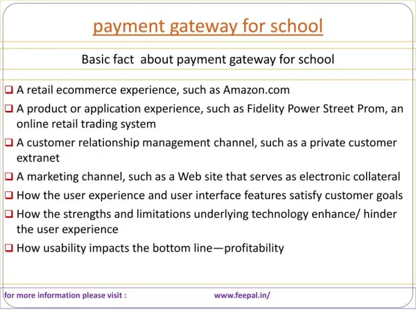 Quintessential Information about payment gateway for school
